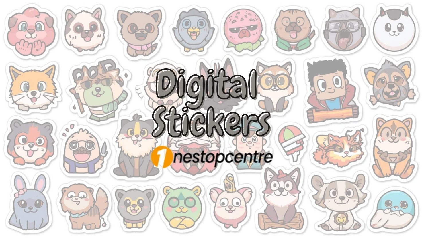 Digital journaling stickers collection for digital planners by onestopcentre