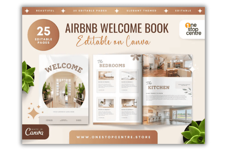 Editable Canva Templates for Real Estate Agents, Buyer Seller Guides, and Airbnb Hosts