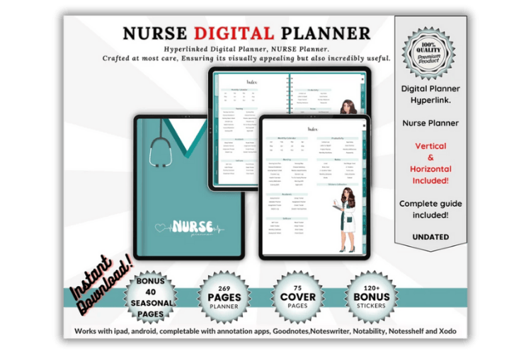 Hyperlinked digital planners for iPad – daily, monthly, fitness, business & lifestyle planning