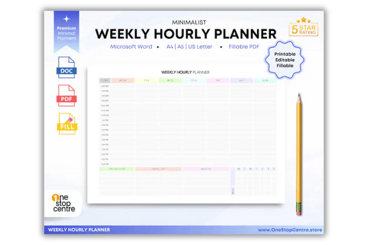 Editable Tidy-Mind templates for organizing home and business tasks, checklists, and planners in Canva, Word, and PowerPoint