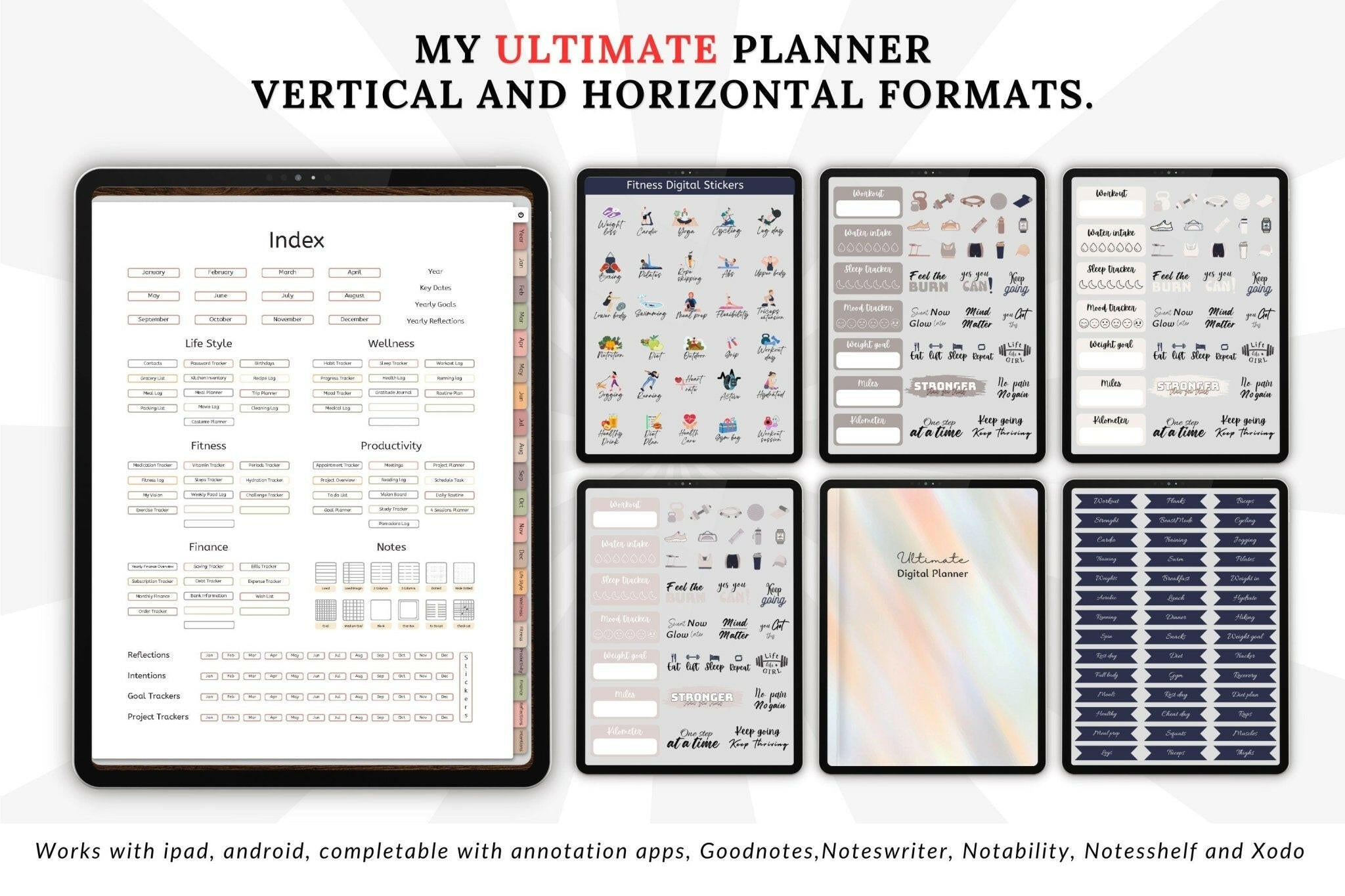 Sticker collection preview (over 400+ stickers)