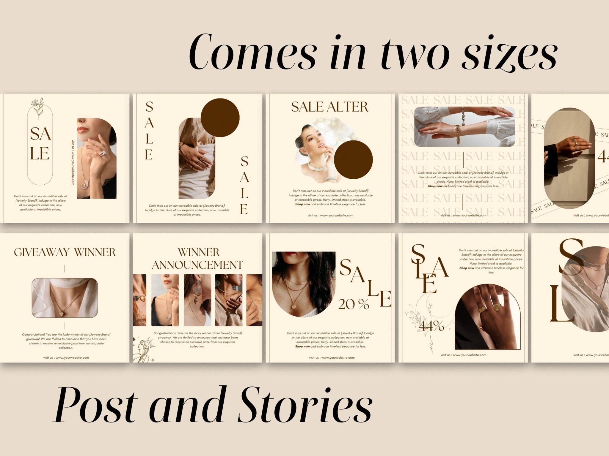 Jewelry highlight cover icons for Instagram