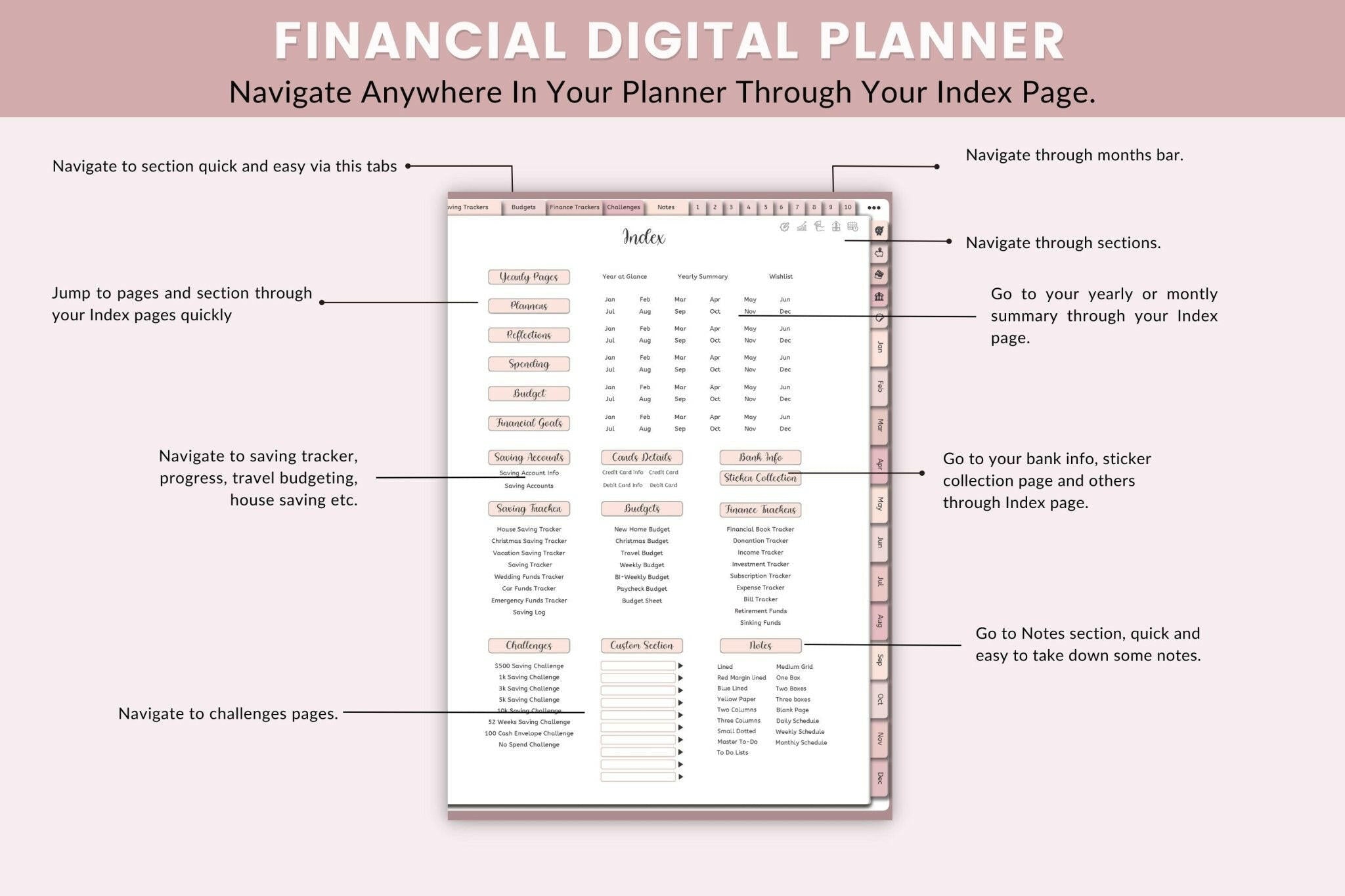 "Tablet with productivity planner: to-do list, weekly and daily views"