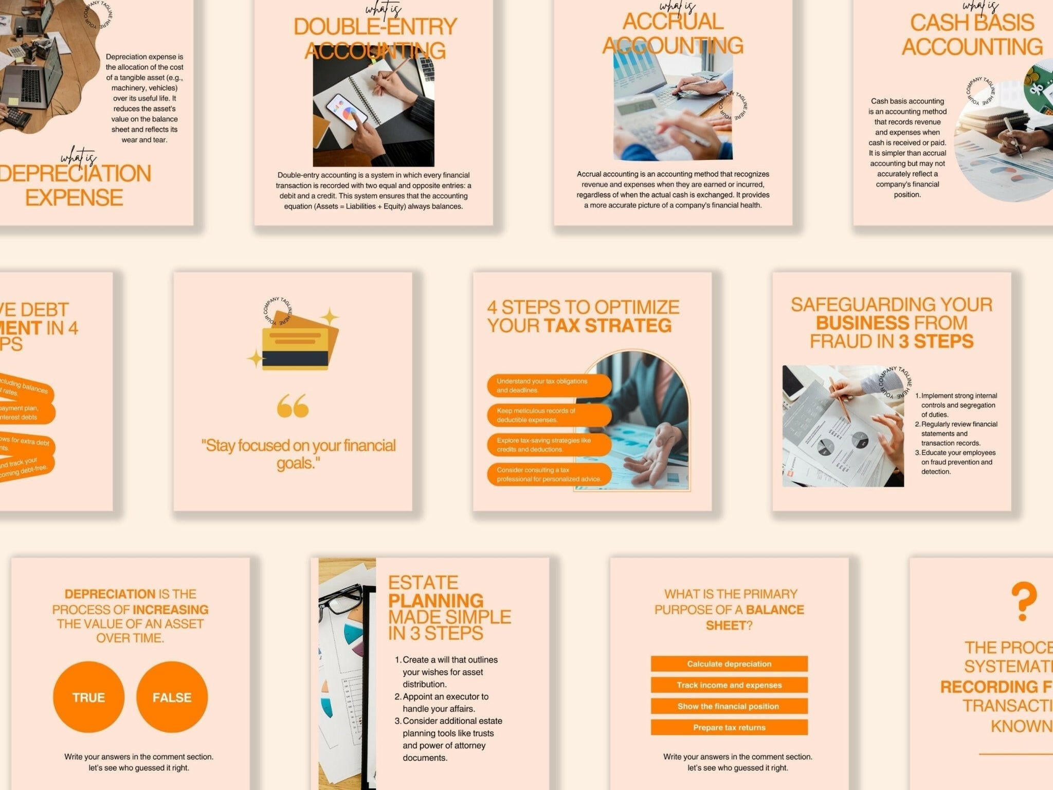 “Bookkeeping quote story template for Instagram marketing”