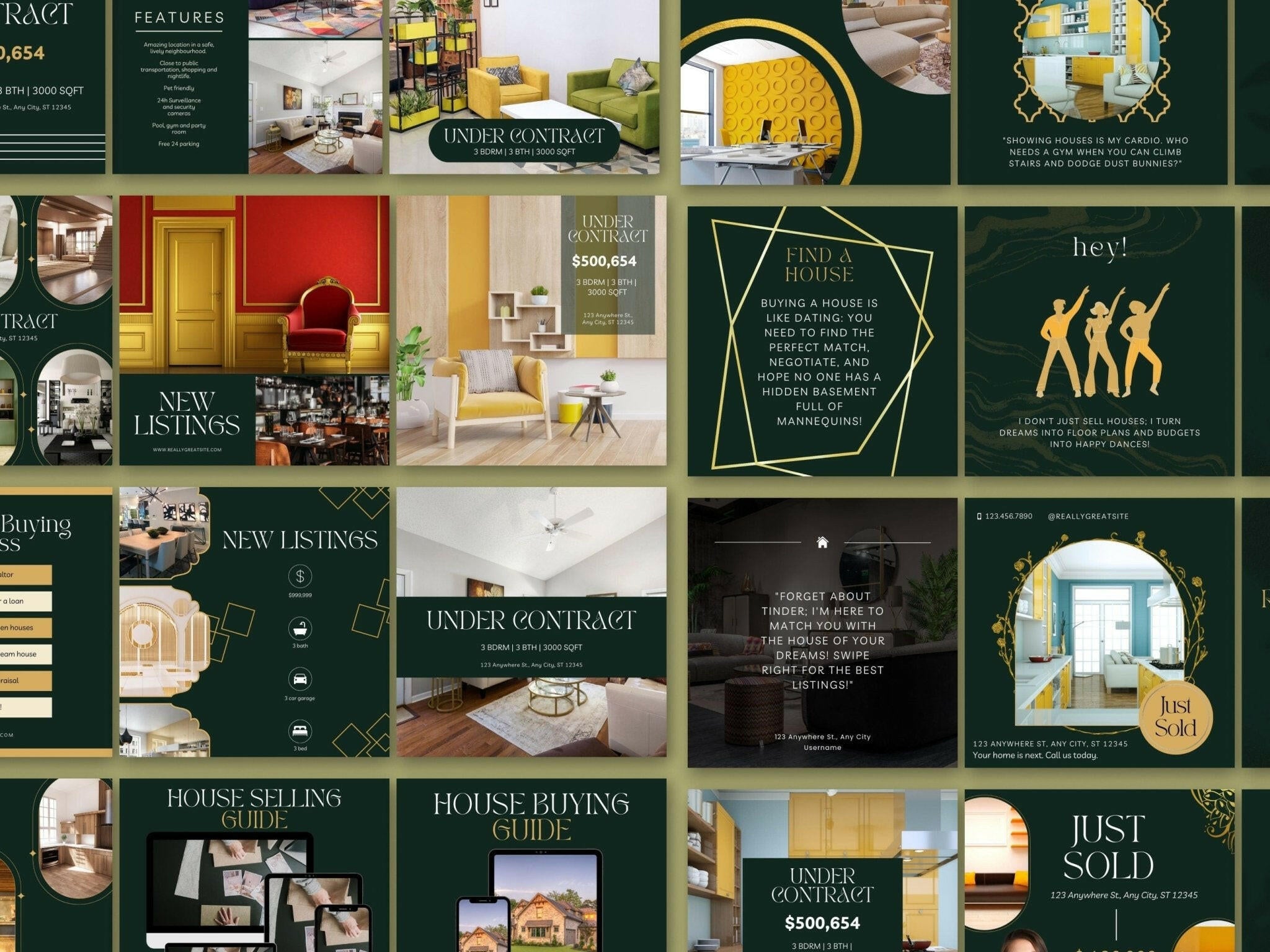 “Professional marketing templates for real estate business”