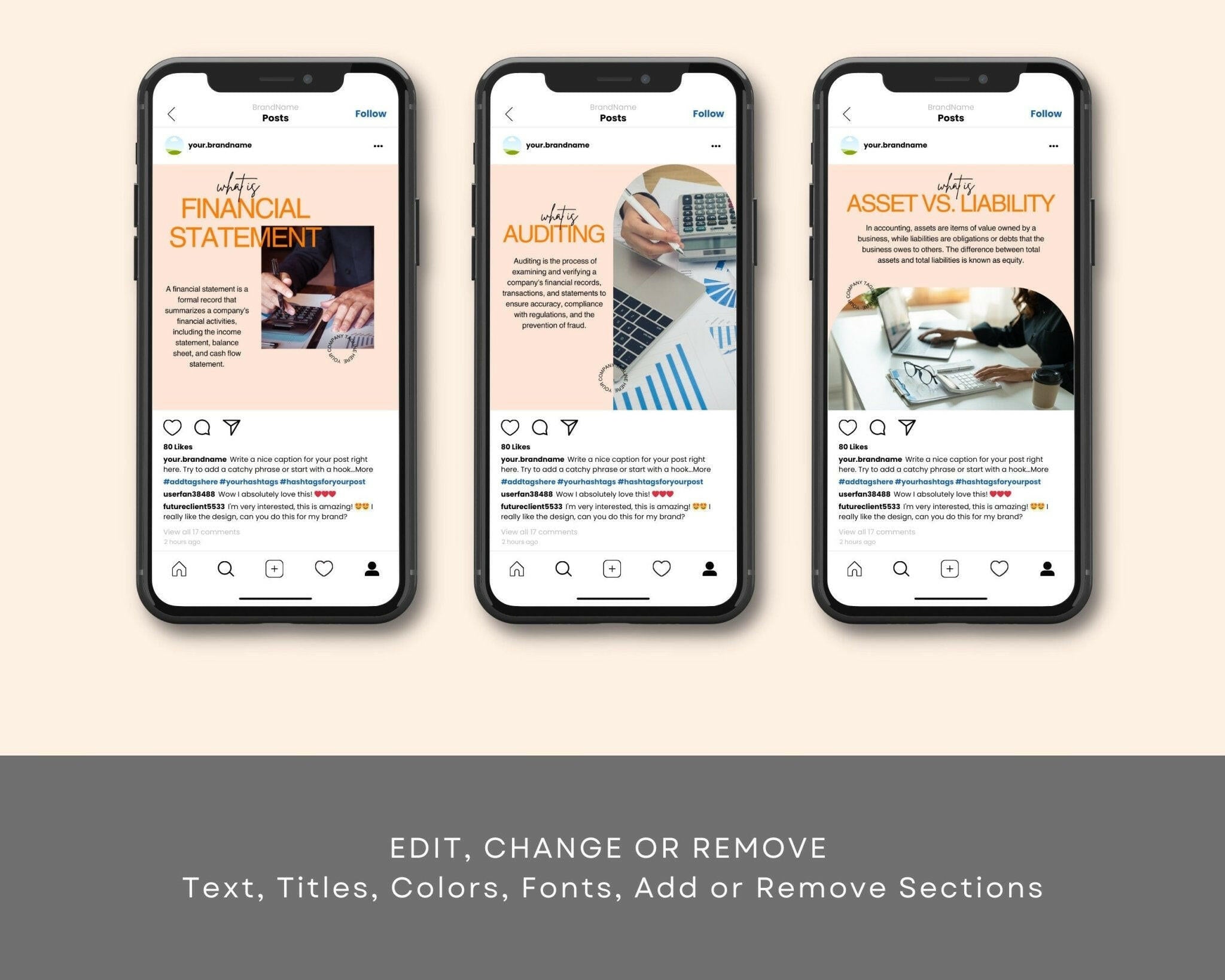 Finance business Instagram