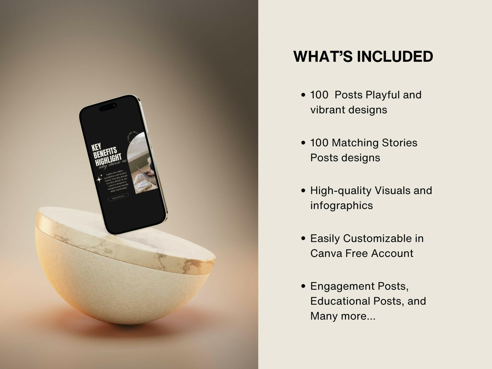 Whats included with social media Life coaching Instagram post and stories