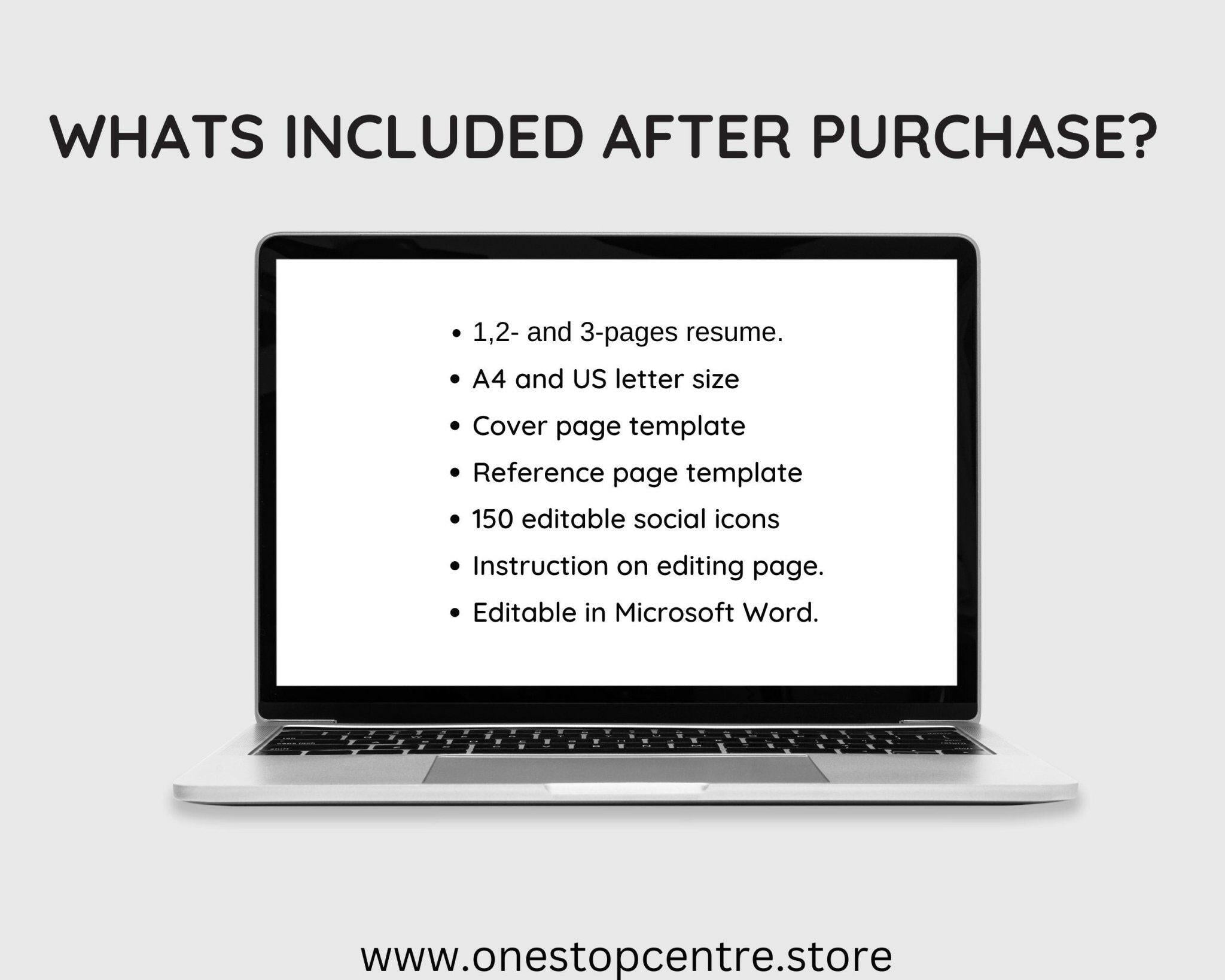 What's included with job Application Template with Professional Photo Section