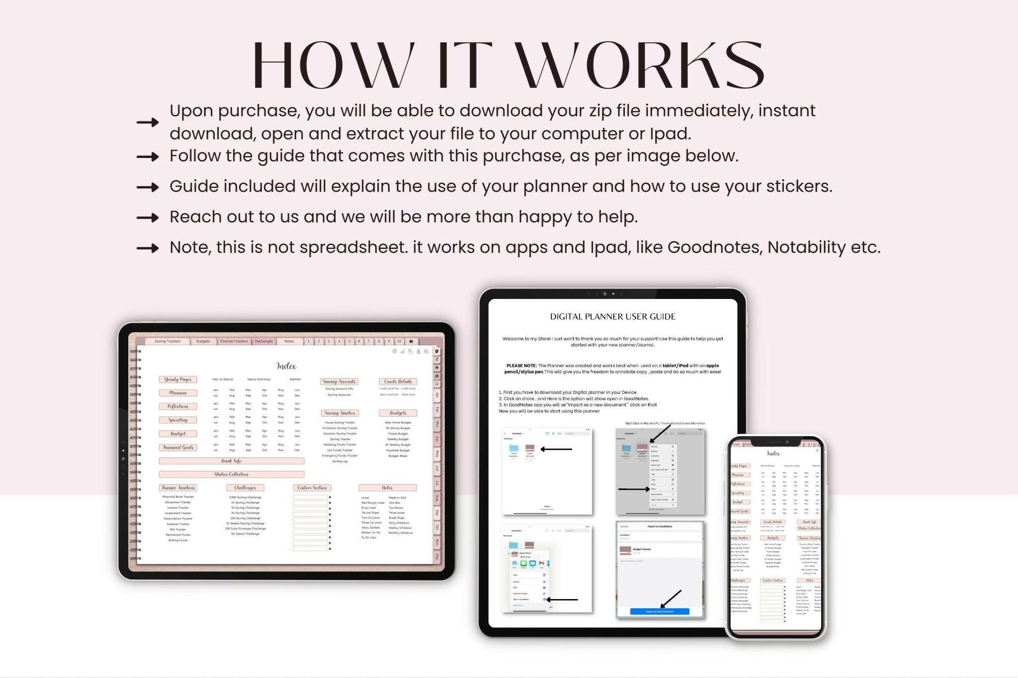 How it works for monthly budget template