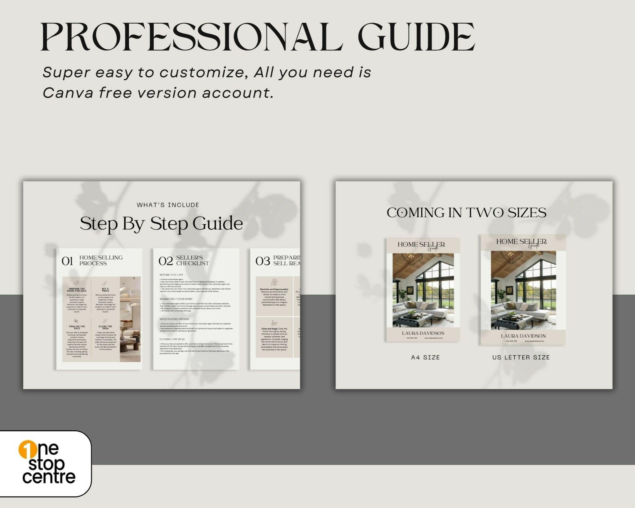 Printable seller guide with roadmap, checklist, and FAQ pages