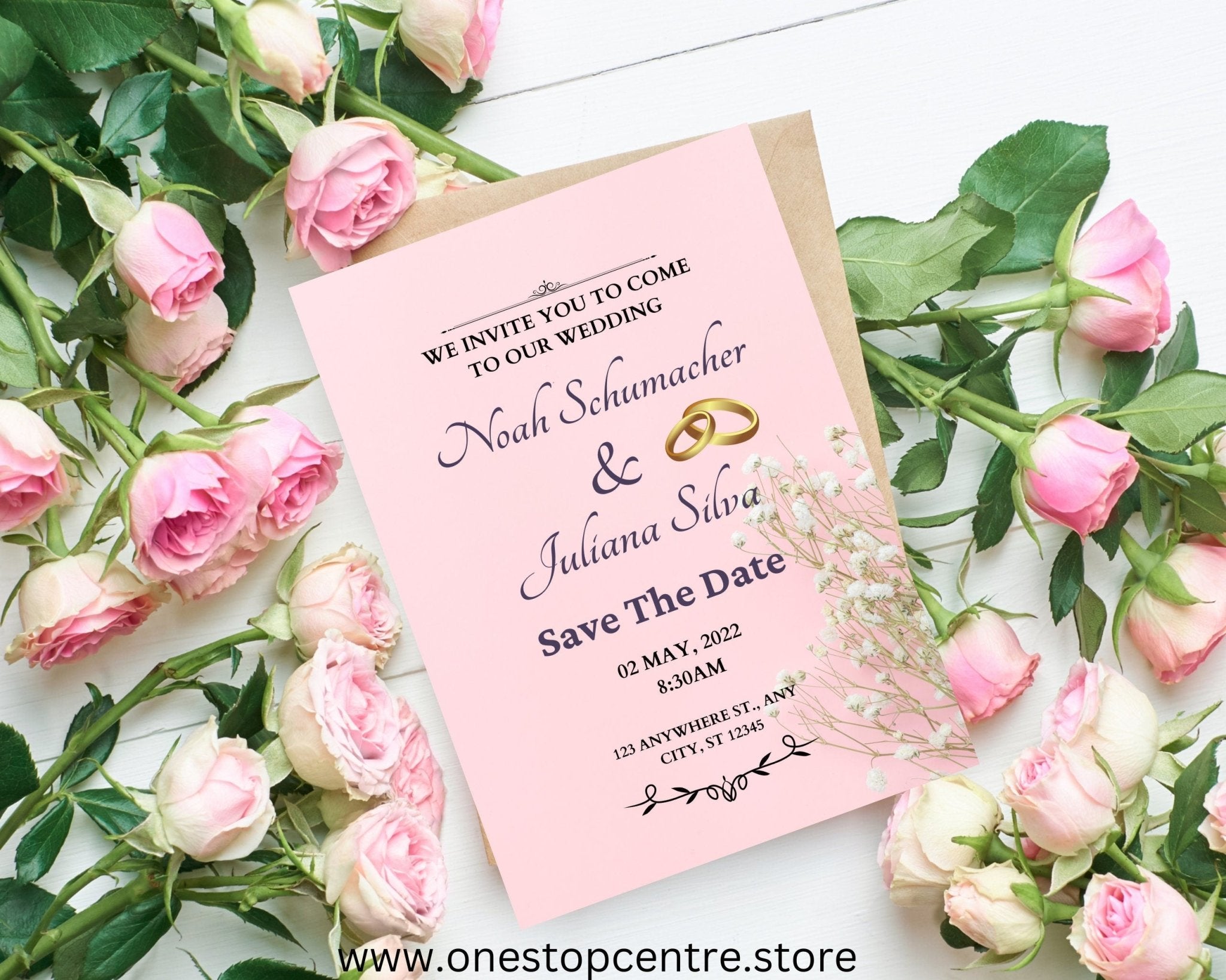 Wedding ceremony invite – printable & customizable