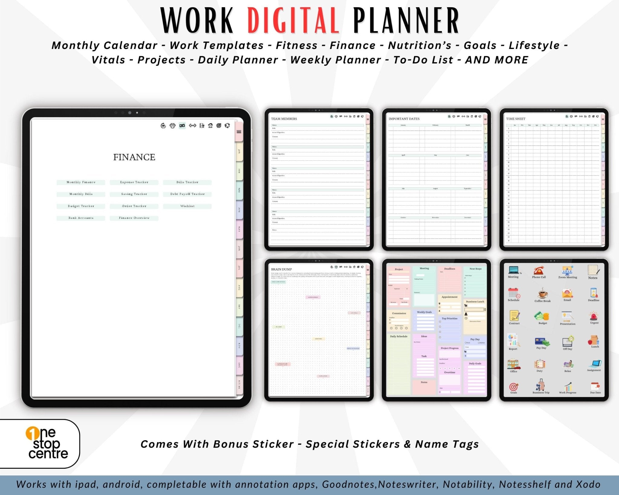 GoodNotes daily to-do list planner for iPad