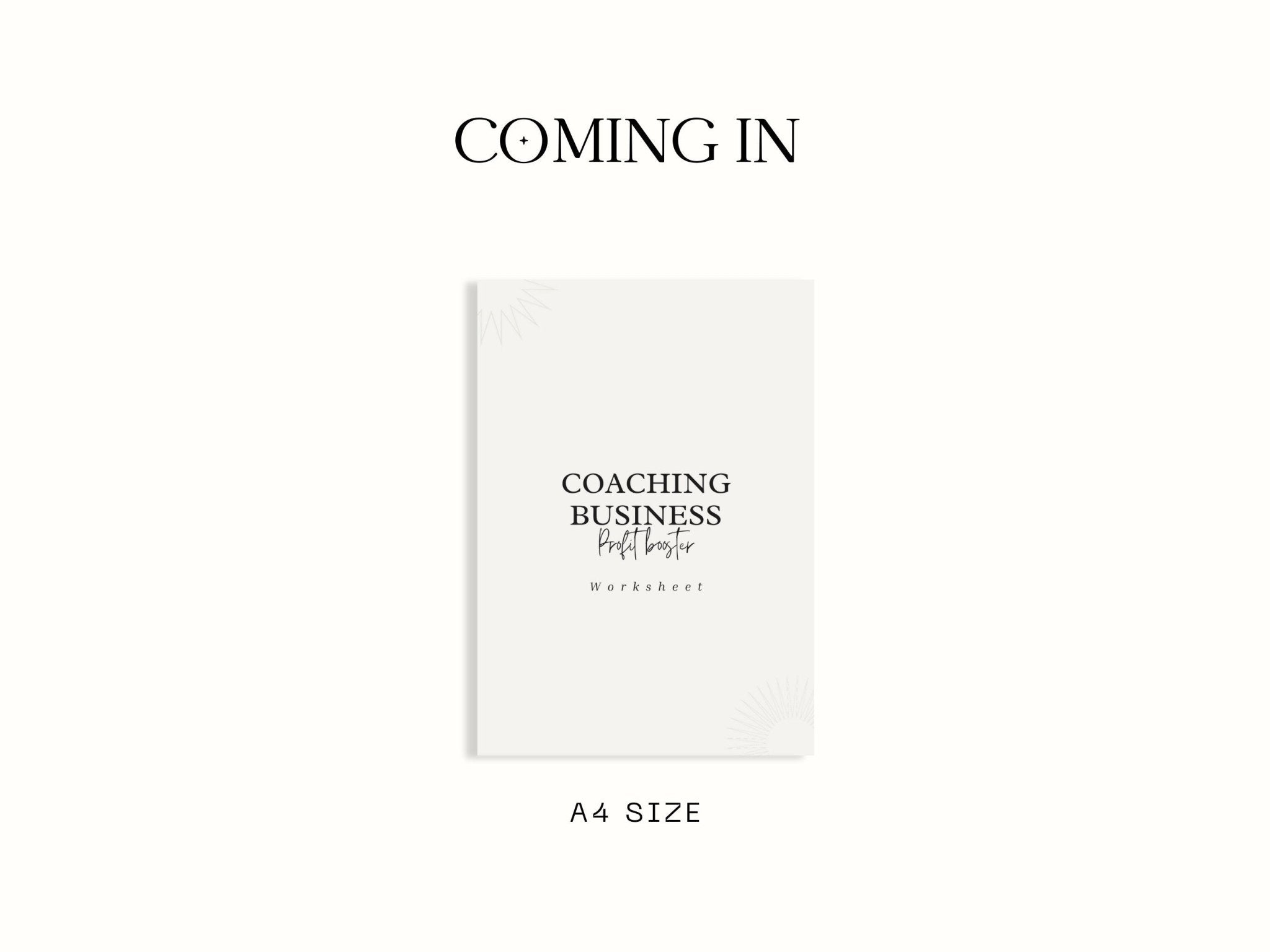 Business coaching strategy template in Canva