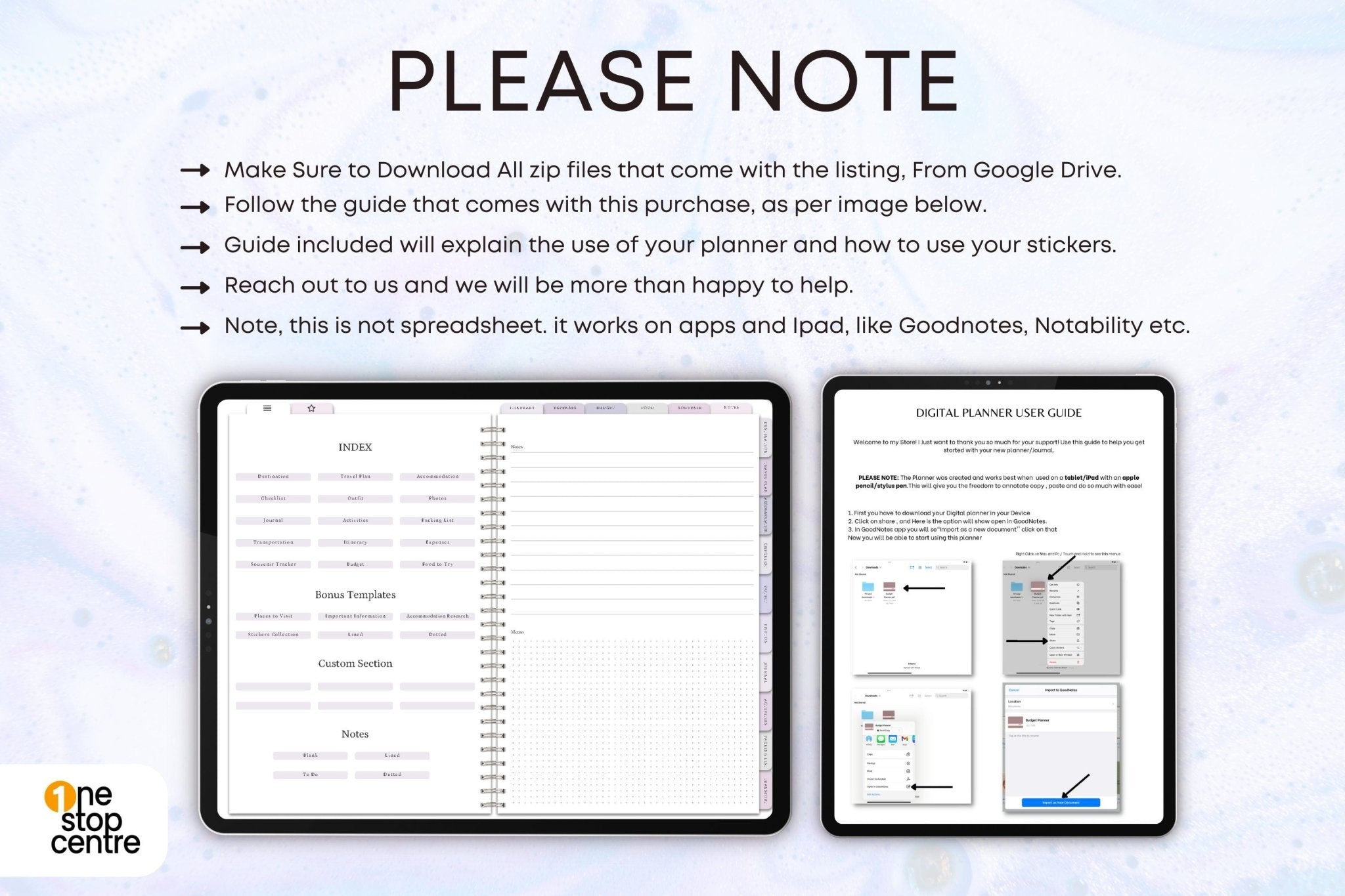 How it works from downloading to using Travel digital planner