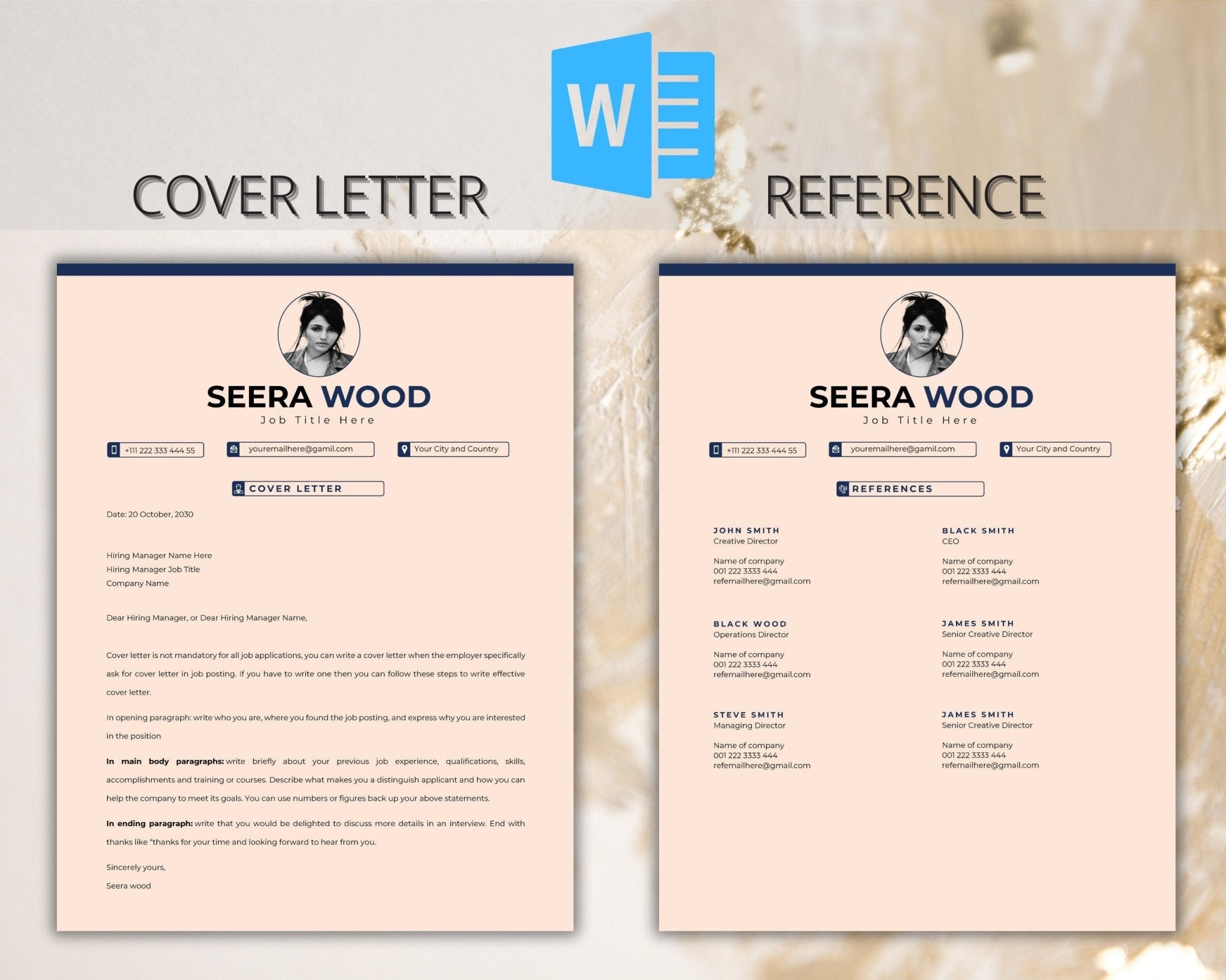 Word Resume Template – Minimalist Style