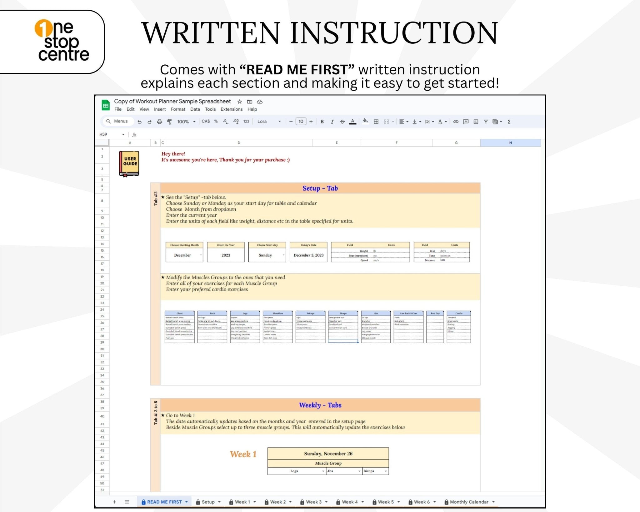 Exercise log and progress tracker for fitness goals