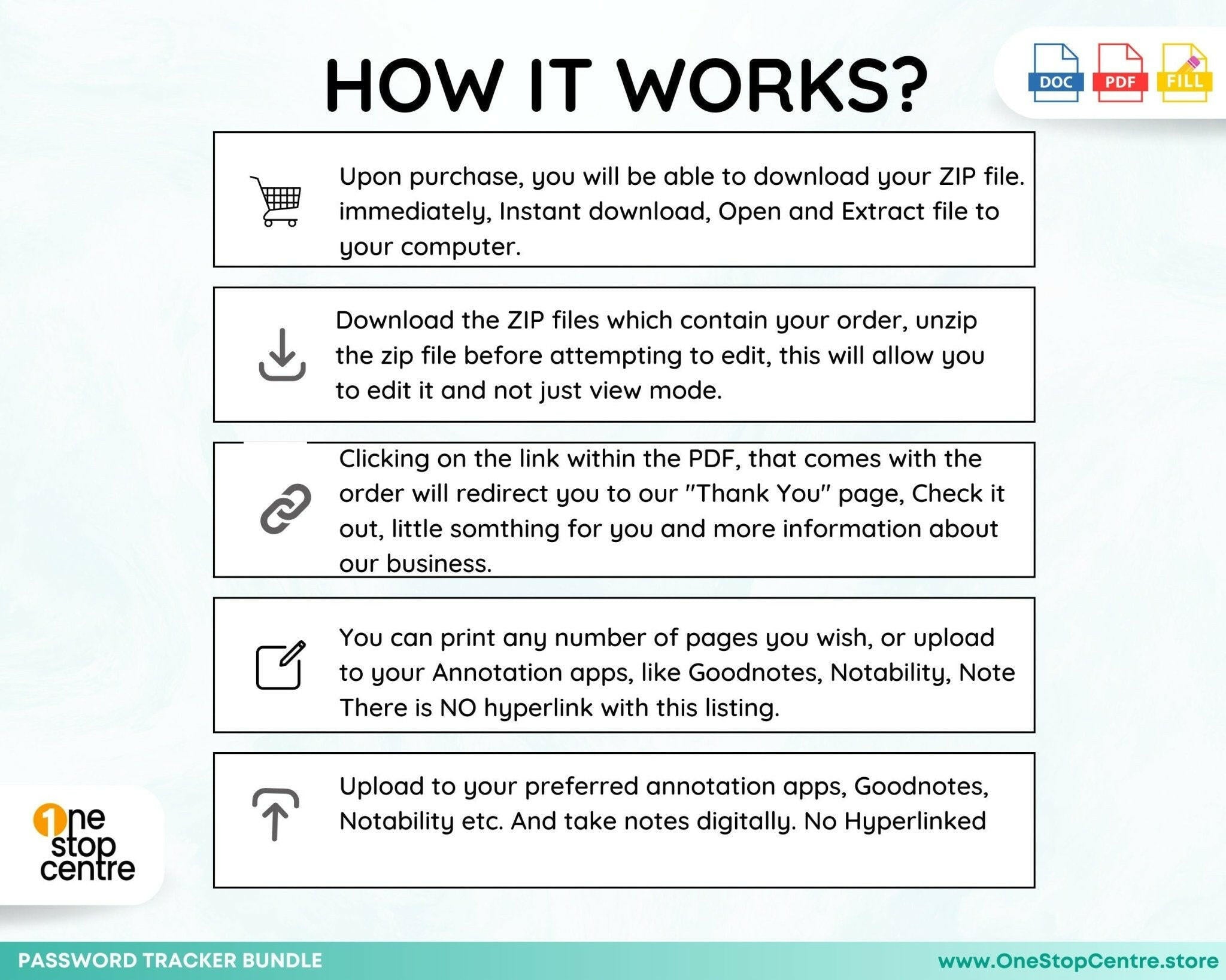 Password Management Template – How it works