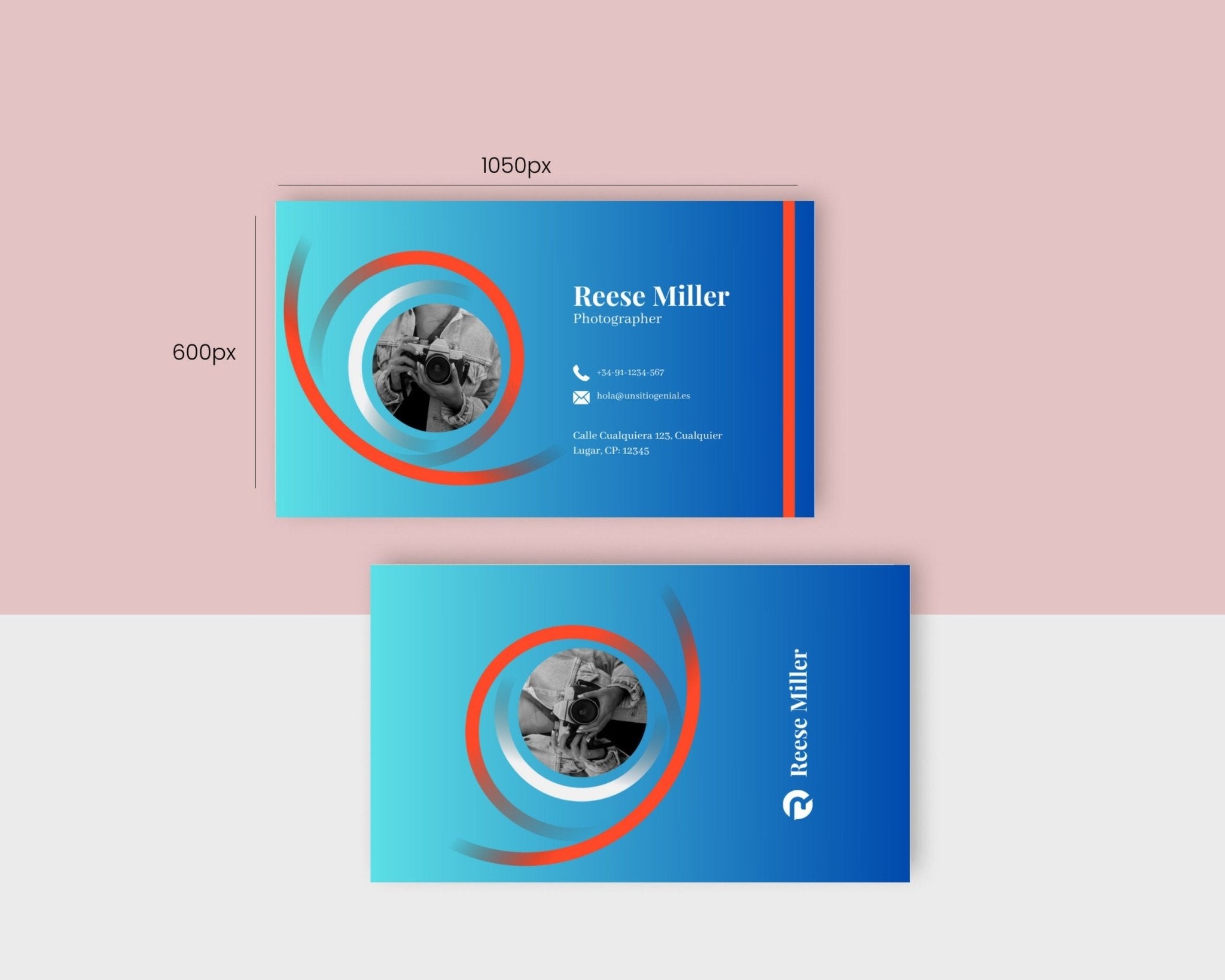 Modern business card design