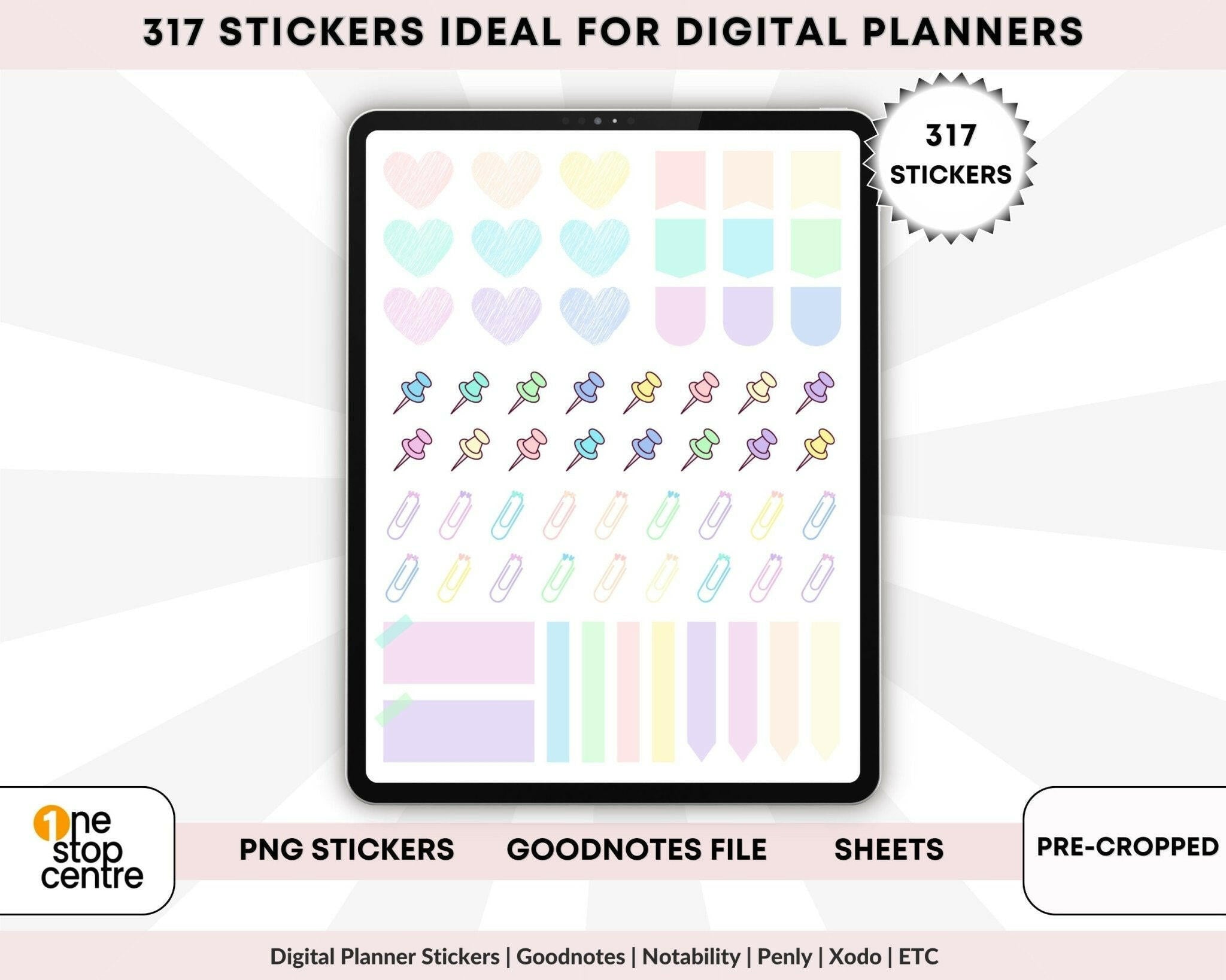 Pre-cropped PNG highlighter strips arranged by color