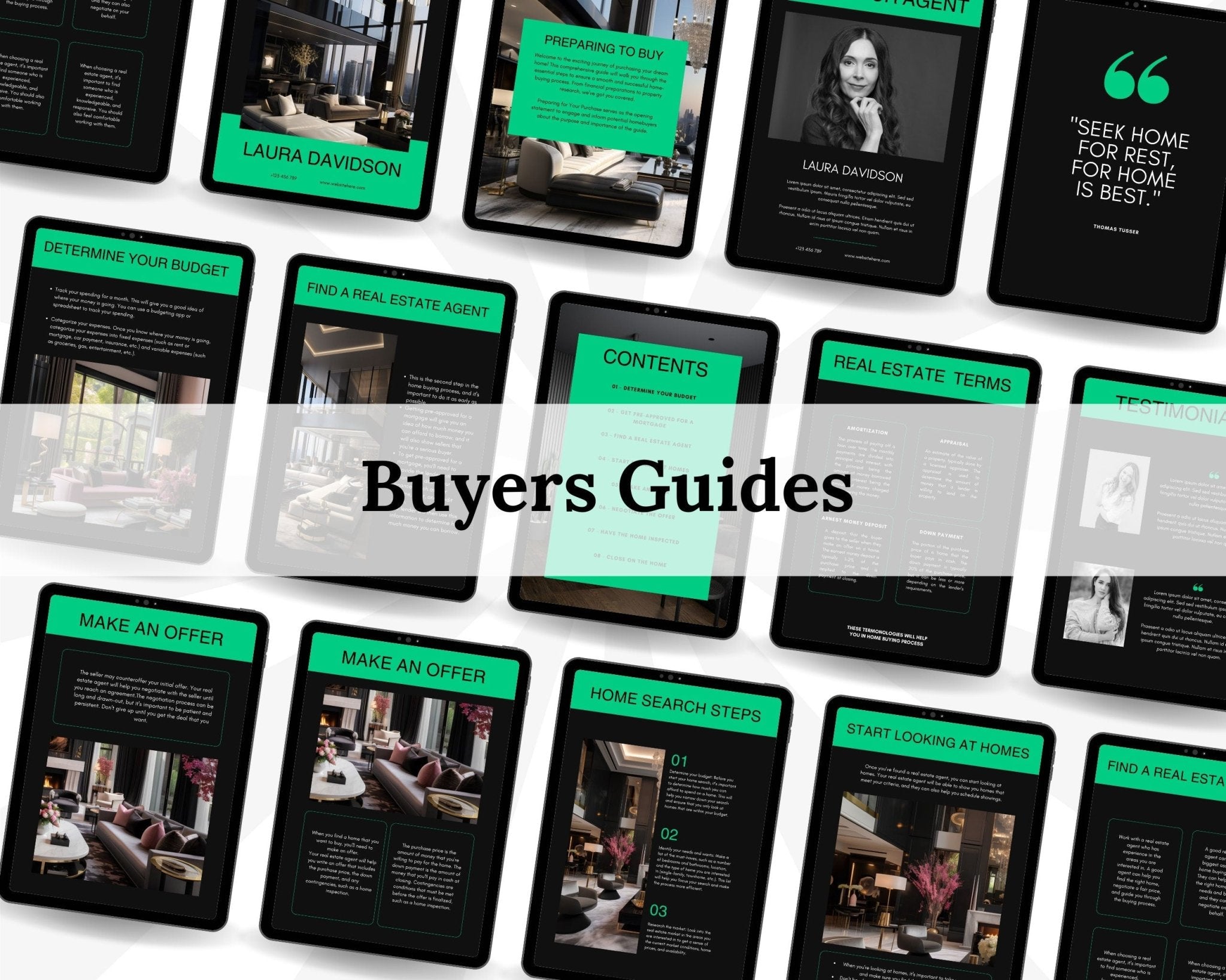 Realtor buyer guide editable PDF preview