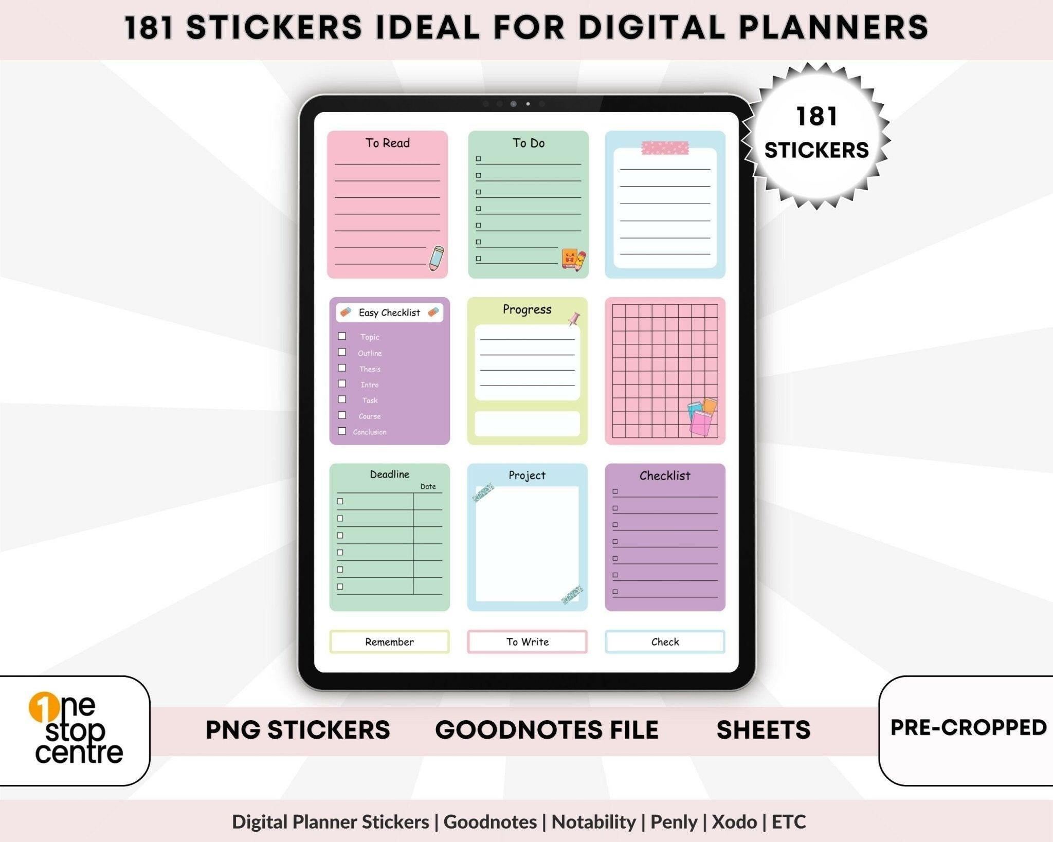 Penly app screenshot using student stickers on a monthly calendar
