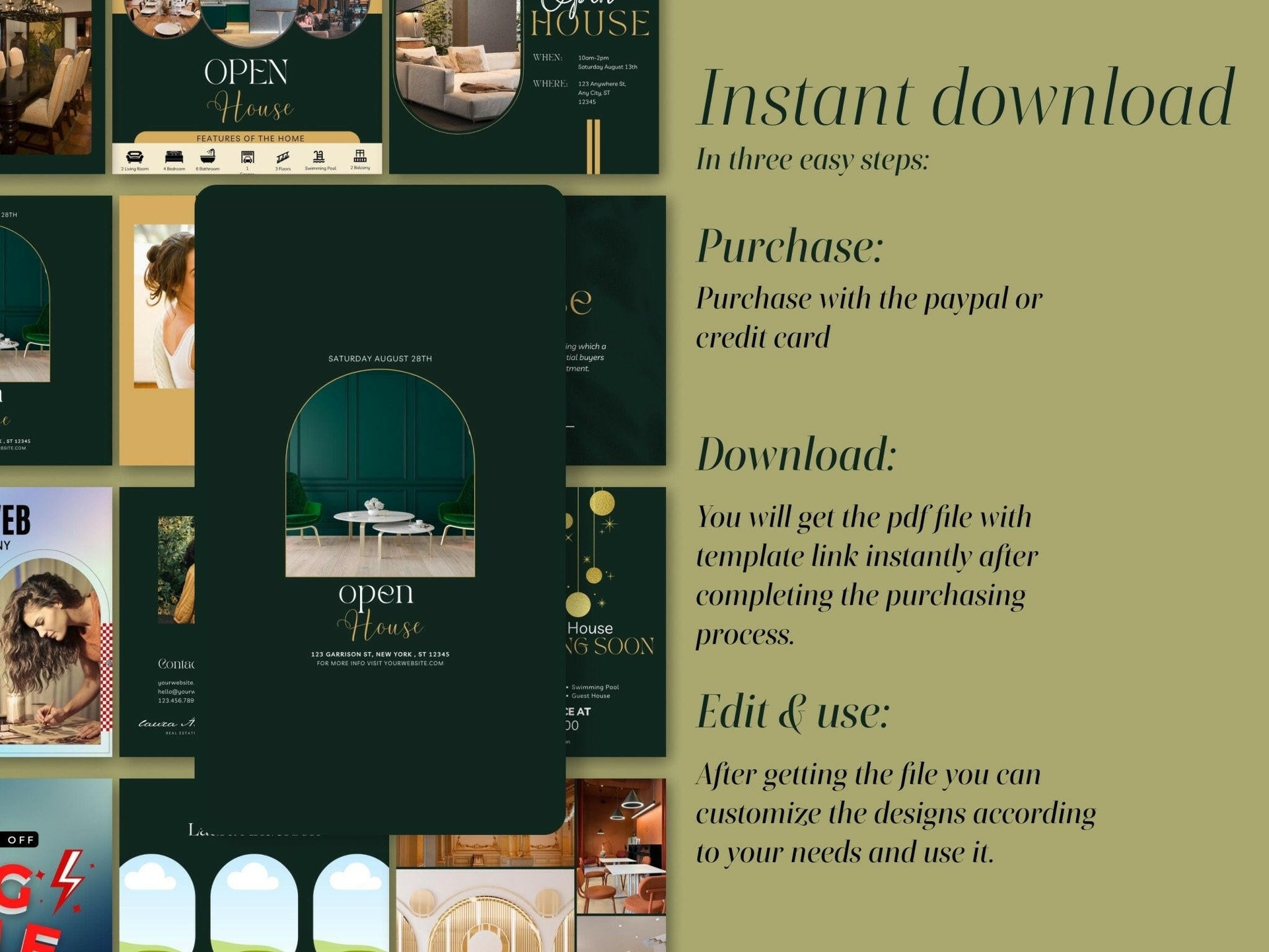 “Elegant story templates for luxury home listings”