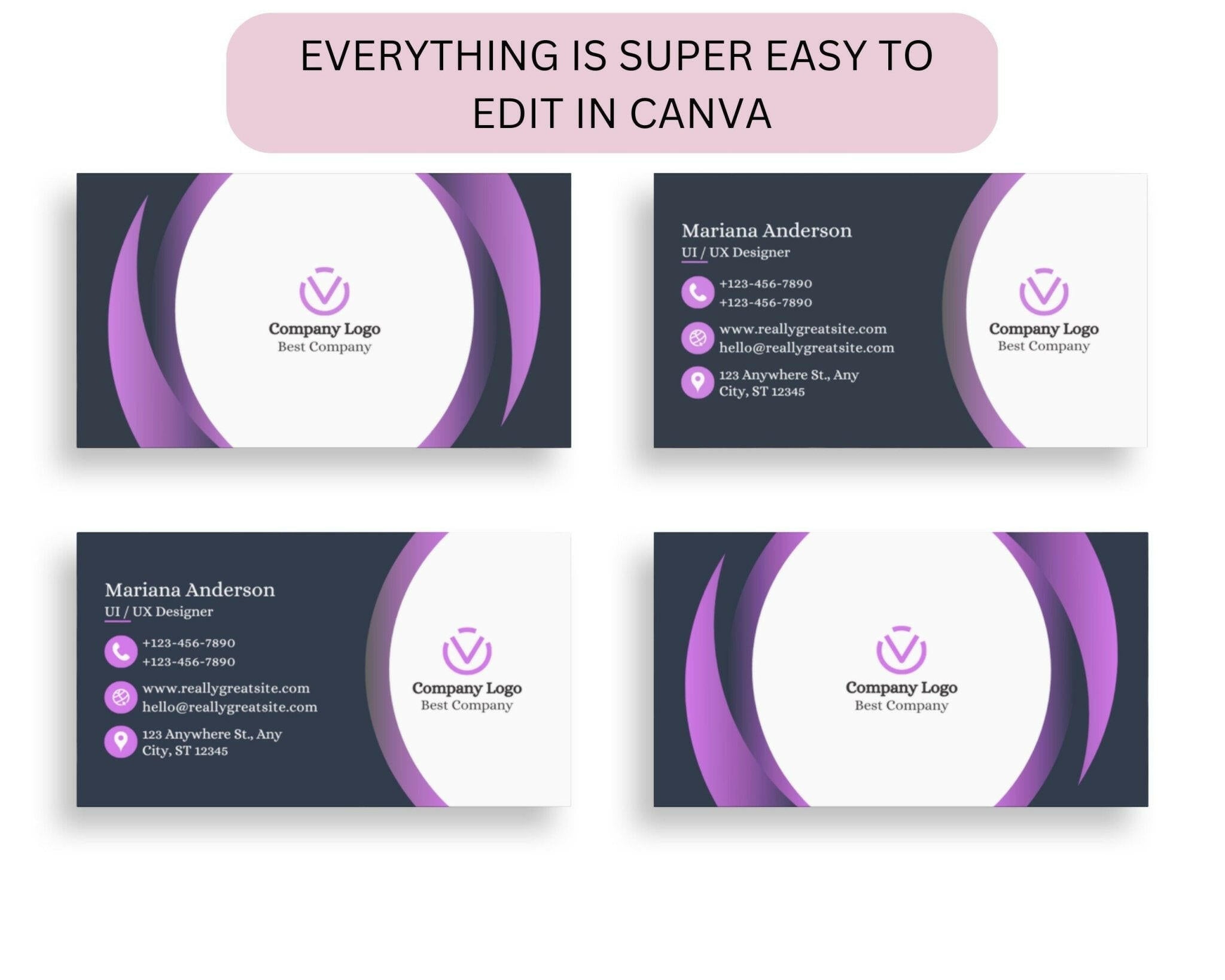 DIY business card design suitable for freelancers