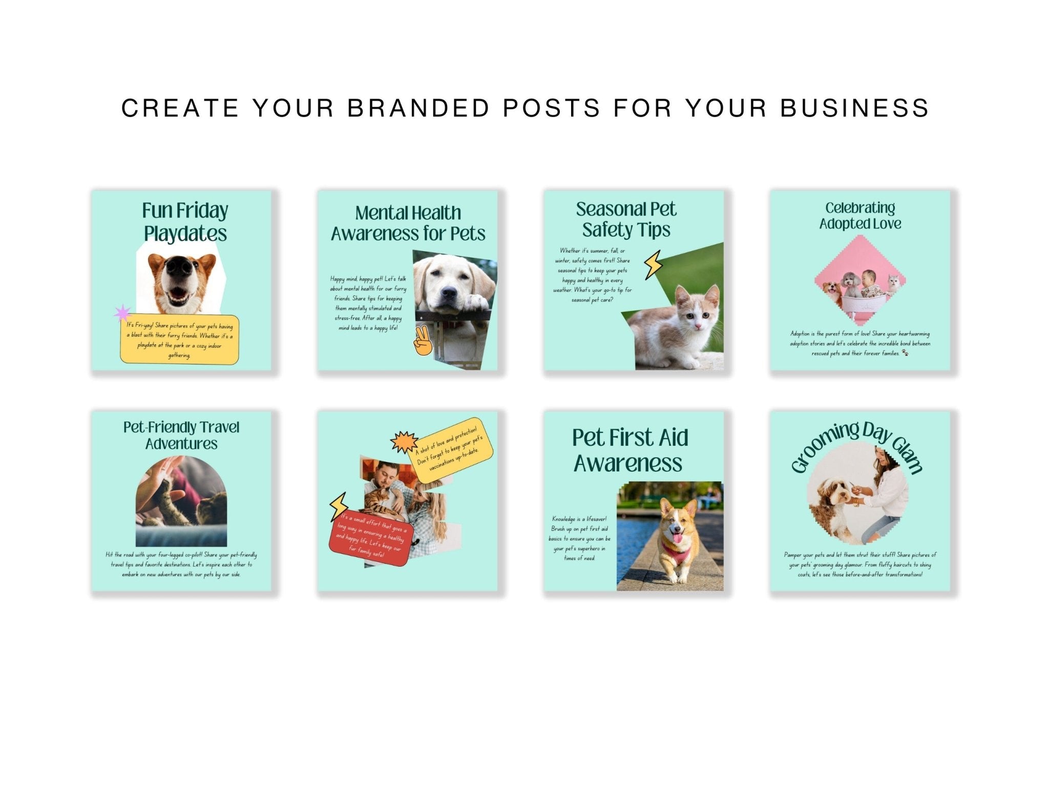 Grooming service social media story template