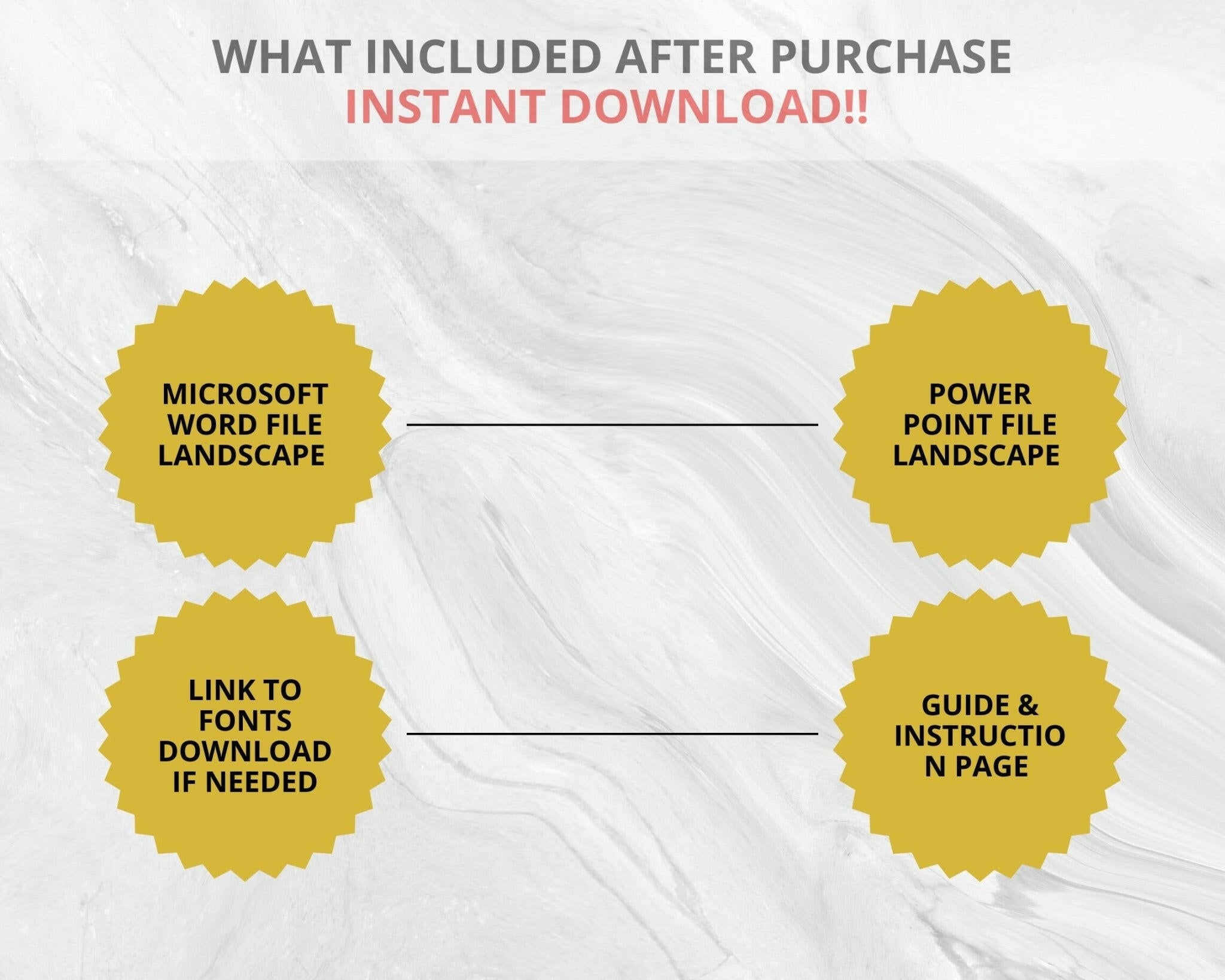 How it works for Instant download certificate template ZIP file and editing guide image