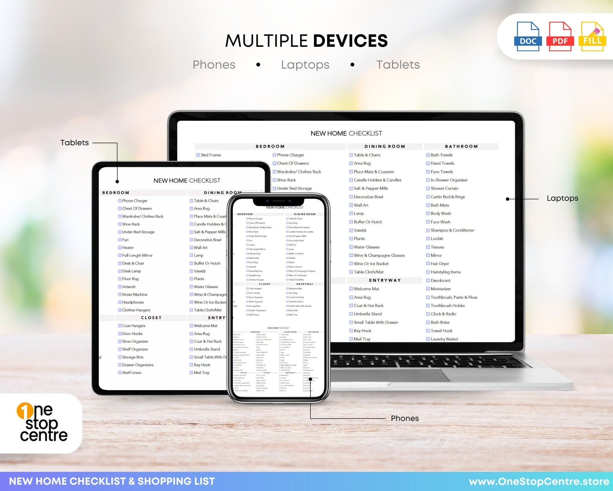 Multiple device Home setup checklist for first-time buyers