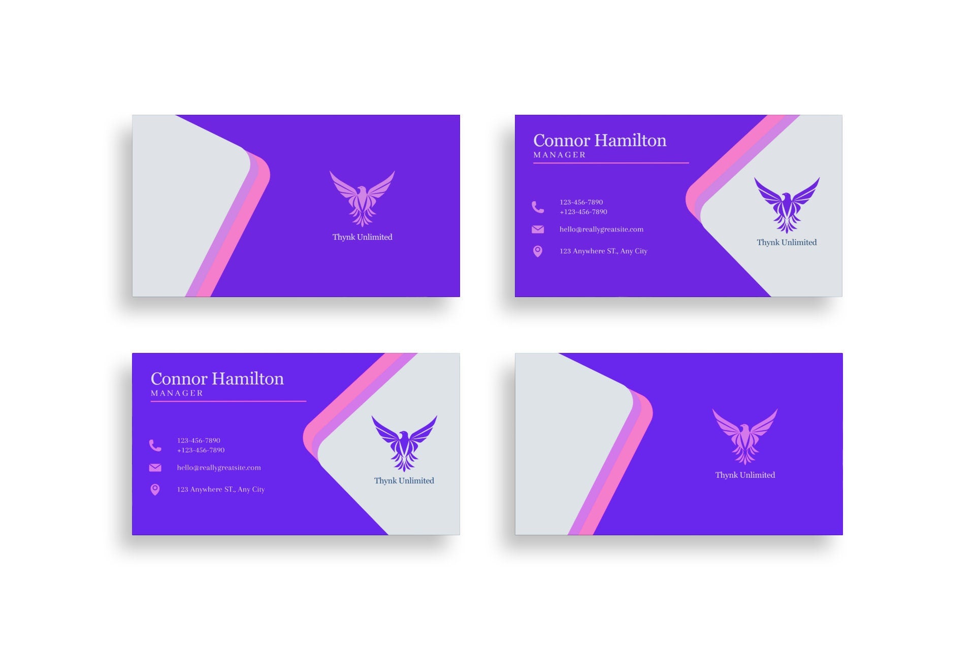 DIY business card with black and white social icons