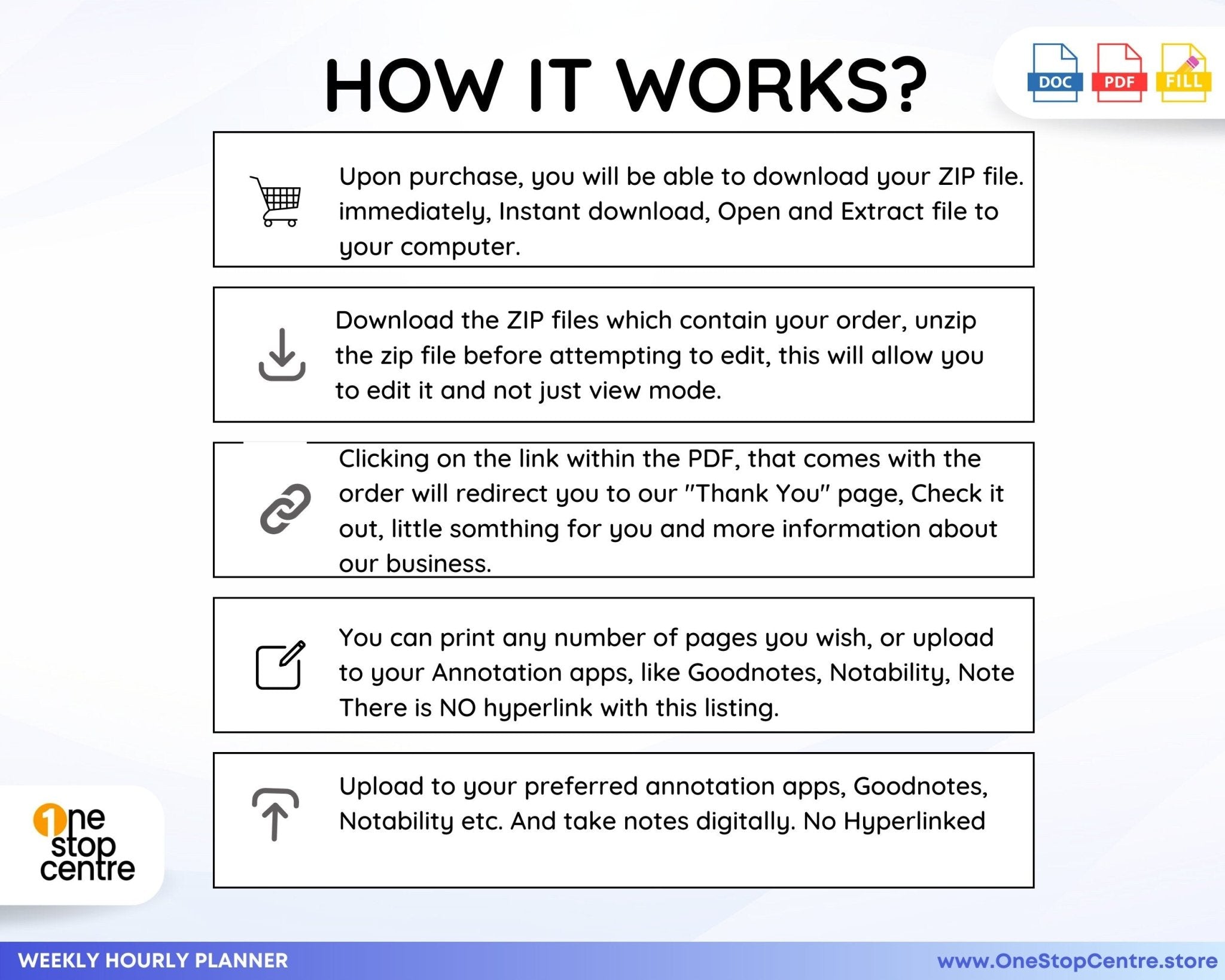 How it works for Professional Time Block Planner Sheet
