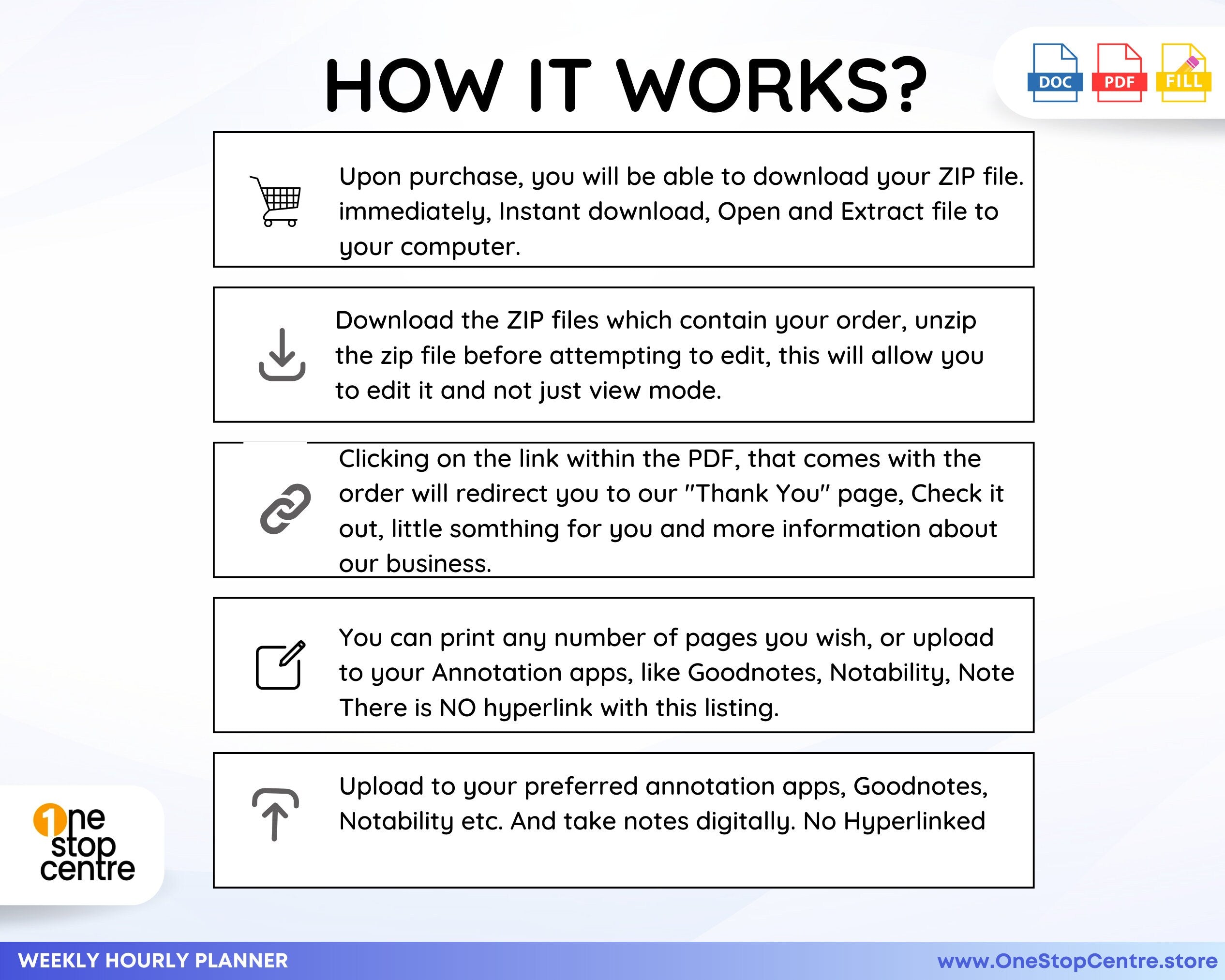 How it works for Professional Time Block Planner Sheet