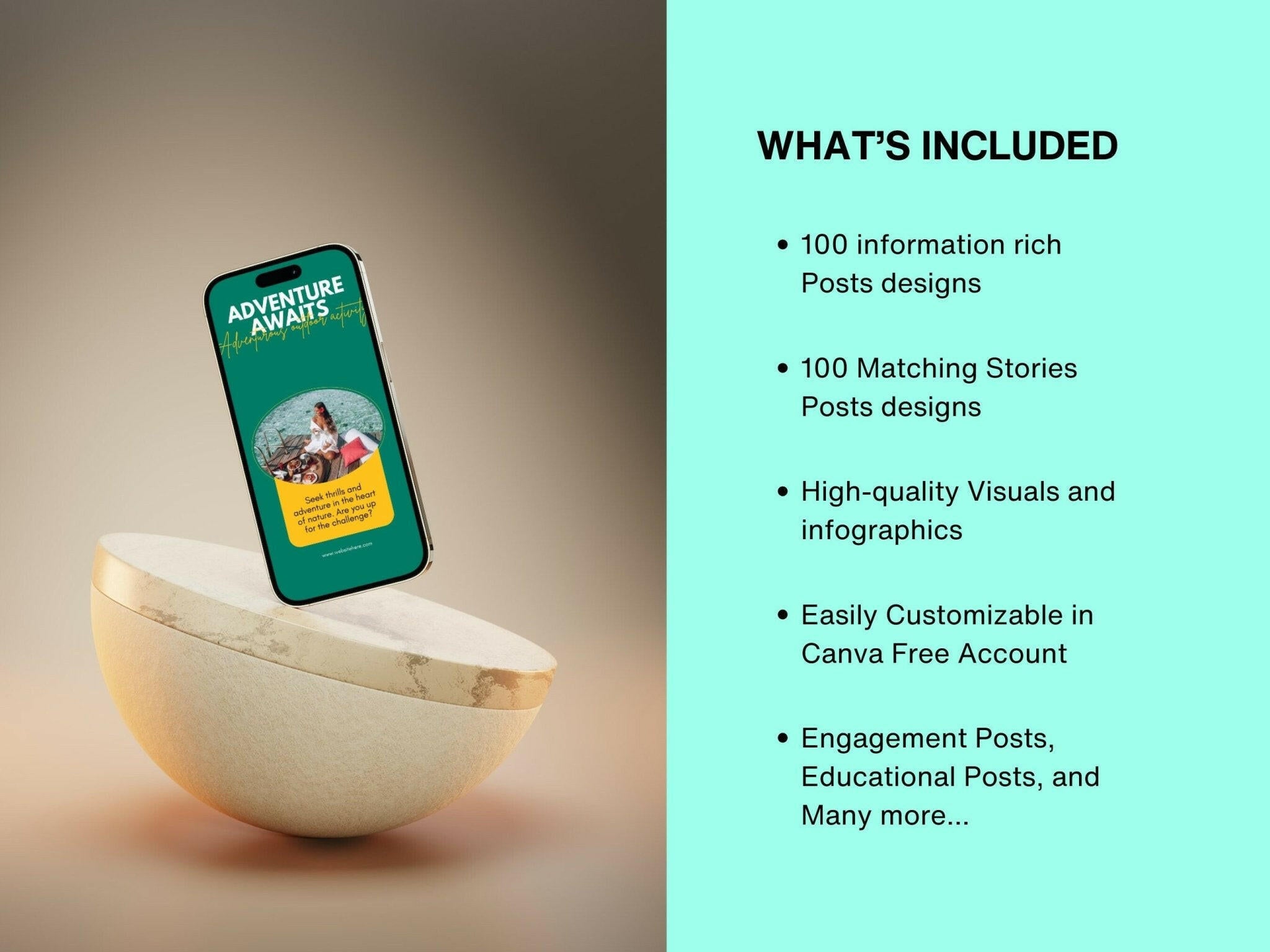 High-resolution Canva templates for hospitality brands