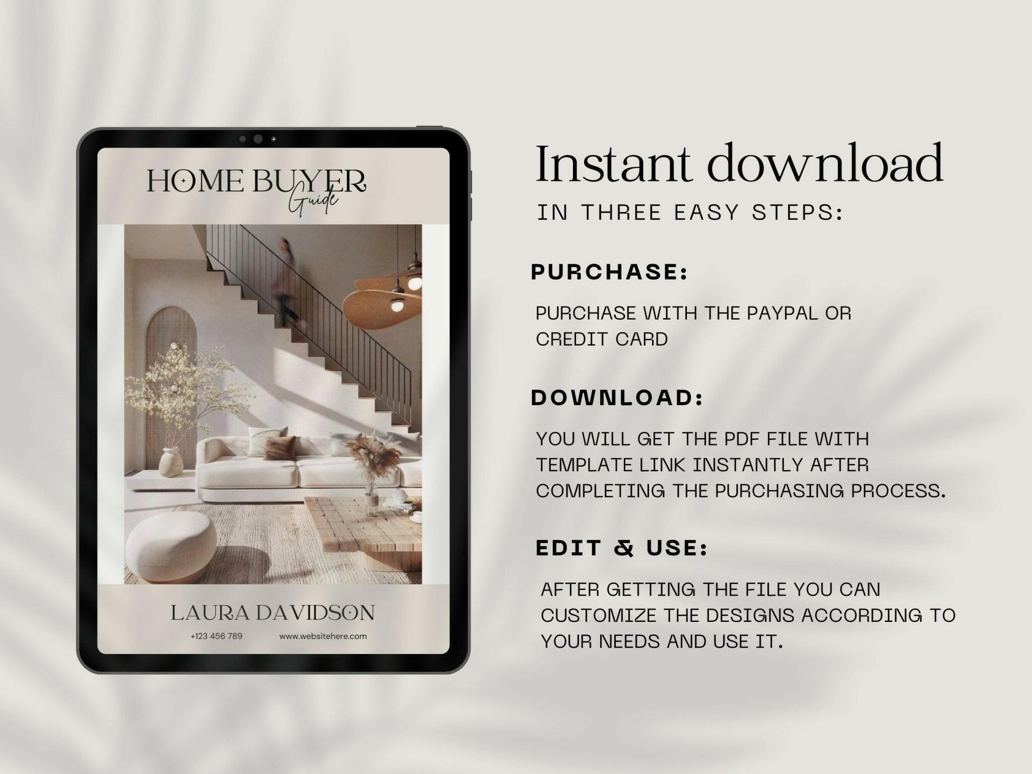 Modern Canva Real Estate Buyer Checklist Page