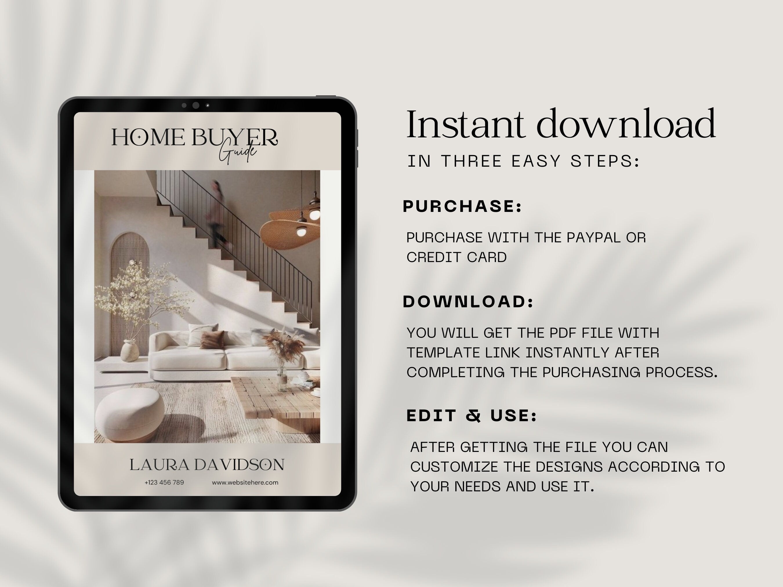 Modern Canva Real Estate Buyer Checklist Page