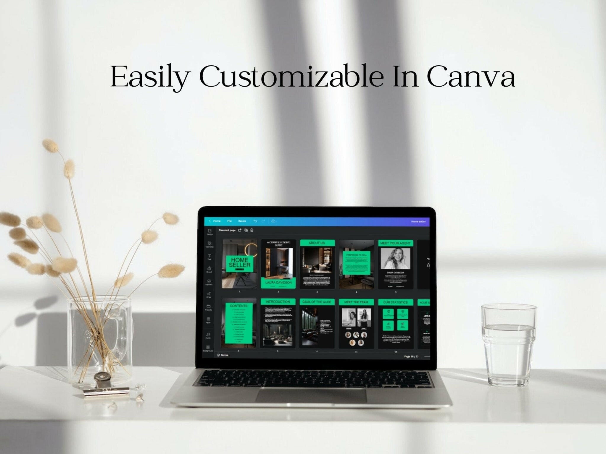 Fully customizable Canva template for real estate professionals