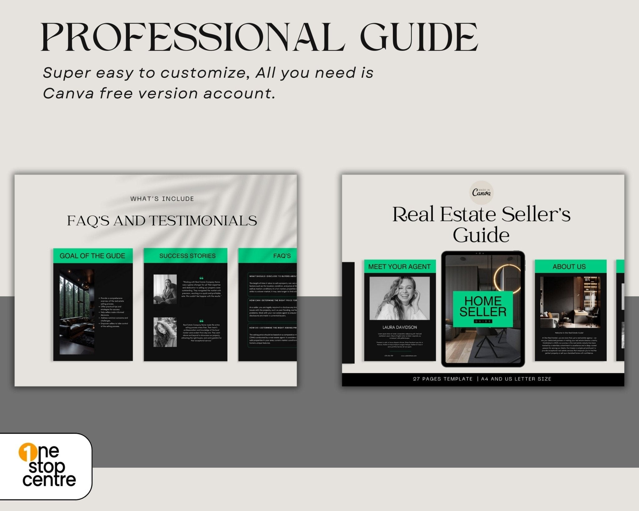 Professional real estate marketing guide showing preparation to sell