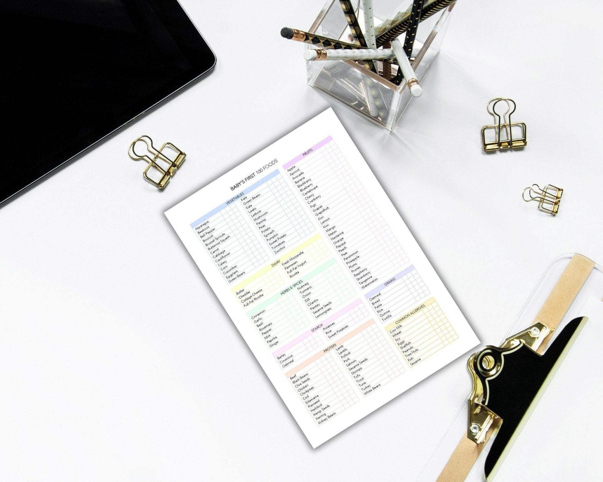 Editable Babys First Food Tracker Template, Child Food Allergies Likes & Dislikes, Printable Food Intake Tracker, Digital Baby Planning, PDF - OneStopCentre